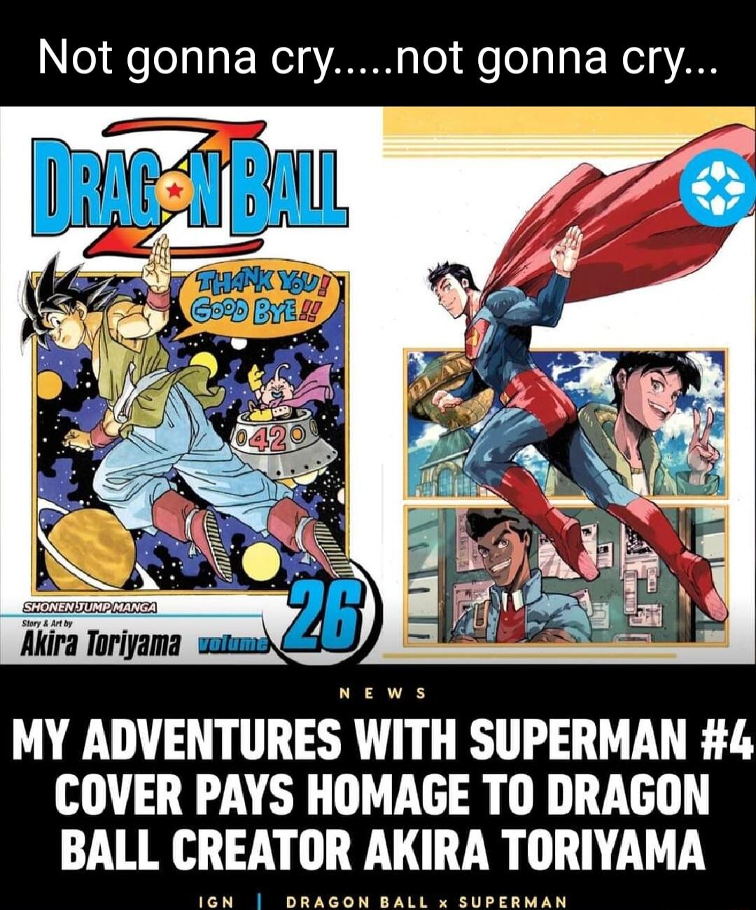 MY ADVENTURES WITH SUPERMAN G COVER PAYS HOMAGE TO DRAGON BALL CREATOR AKIRA TORIYAMA AAAAAAAAAAAAAAAAAAA