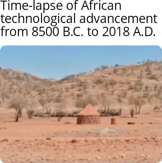 apse of African technological advancement from 8500 BC to 2018 AD