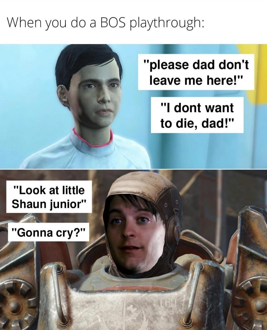 When you do a BOS playthrough: 