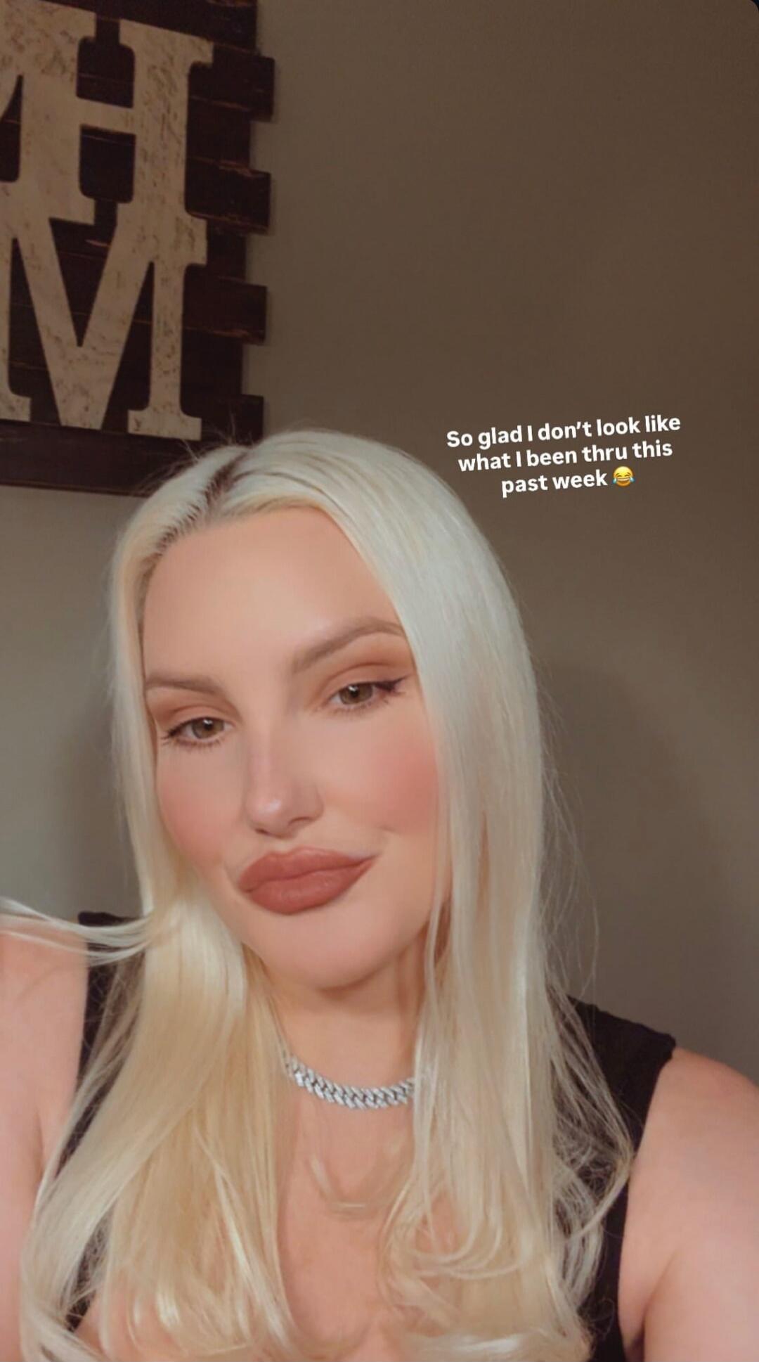 So glad I don't look like what I been thru this past week 😂