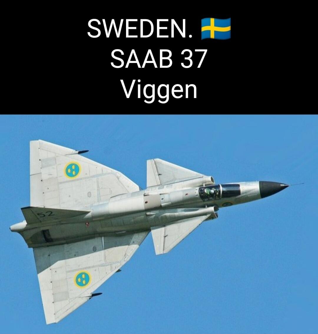 SWEDEN. SAAB 37 Viggen