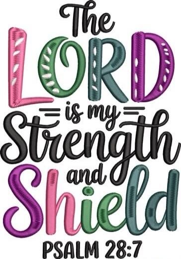 The LORD is my strength and Shield PSALM 28:7