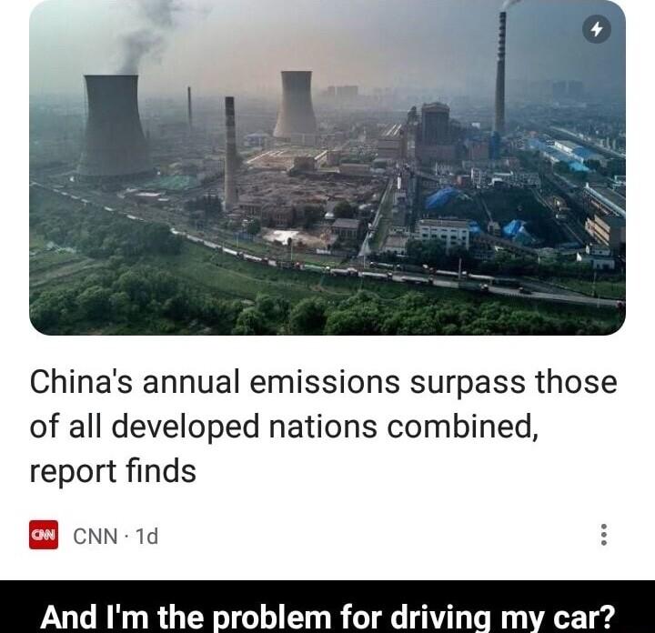 Chinas annual emissions surpass those of all developed nations combined report finds B onn d And g my C