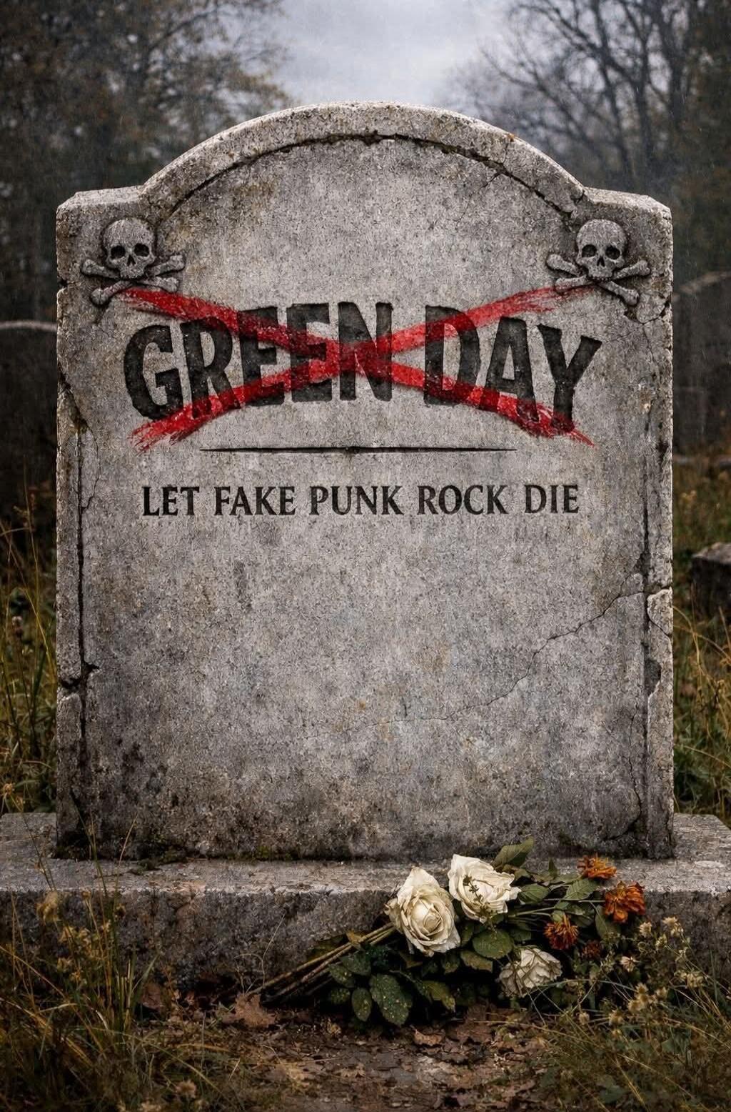 GREEN DAY
LET FAKE PUNK ROCK DIE