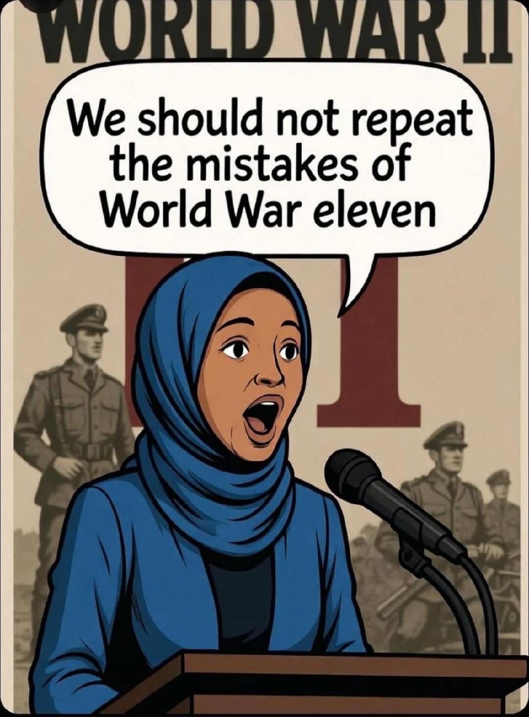 WORLD WAR II. We should not repeat the mistakes of World War eleven.