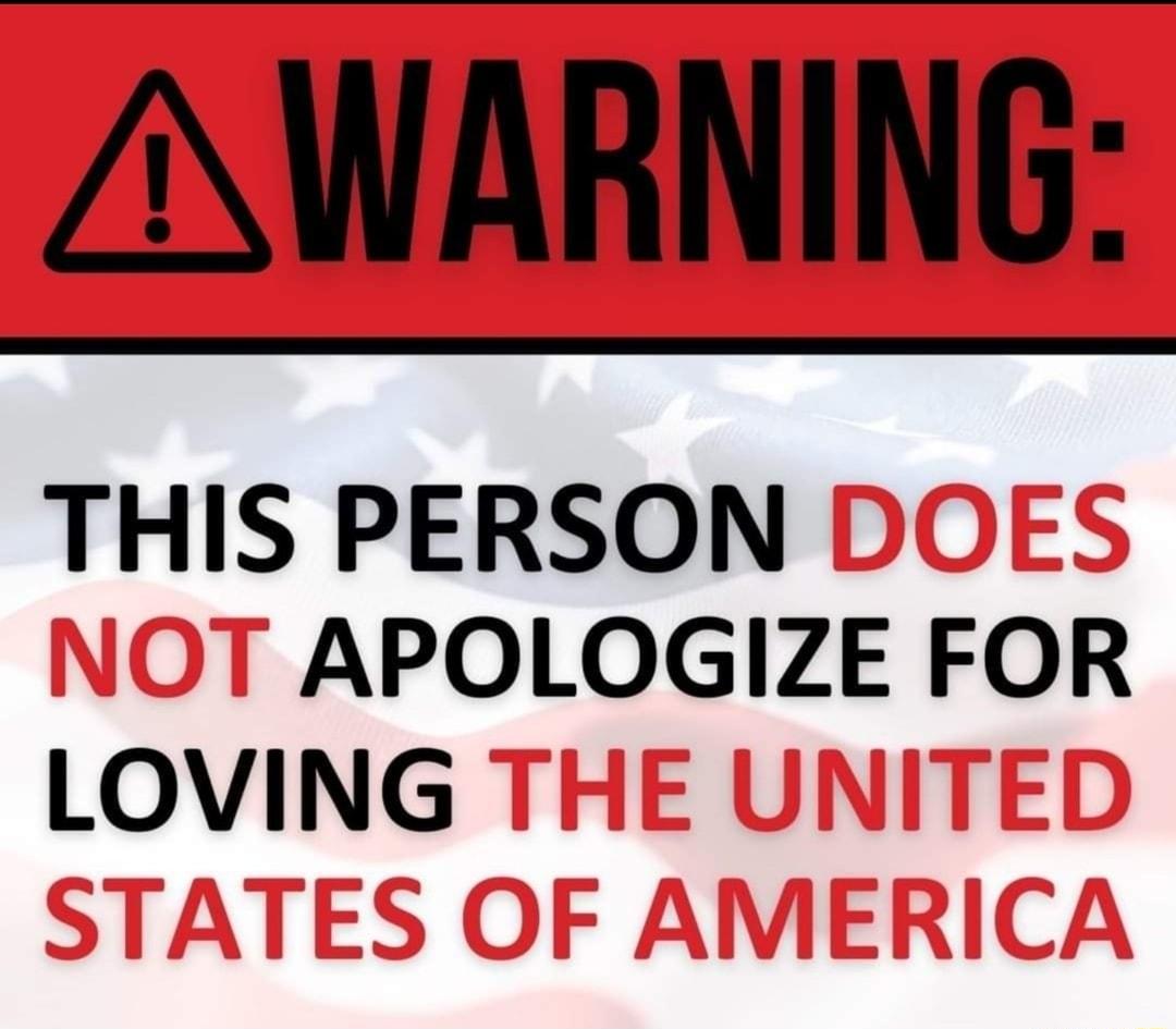 AWARNING THIS PERSON APOLOGIZE FOR LOVING