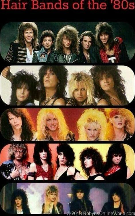Hair Bands of the '80s

© 2018 RobynsOnlineWorld.com