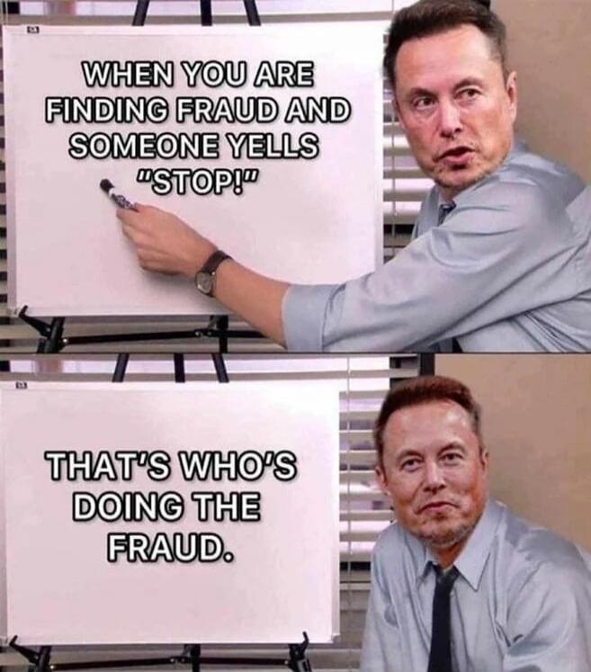 WHEN YOU ARE FINDING FRAUD AND SOMEONE YELLS 