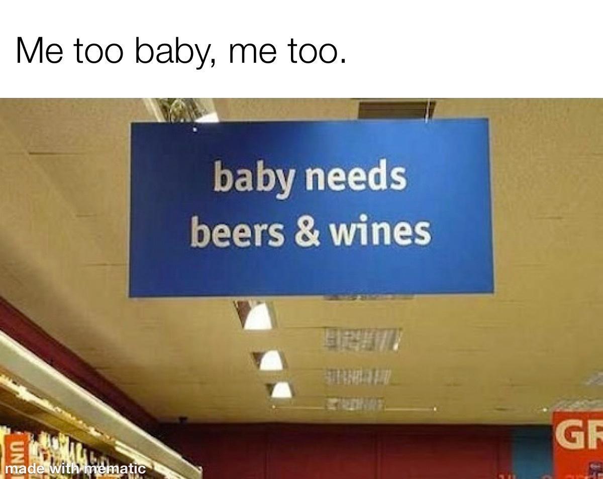 Me too baby me too DETVA 5 beers wines