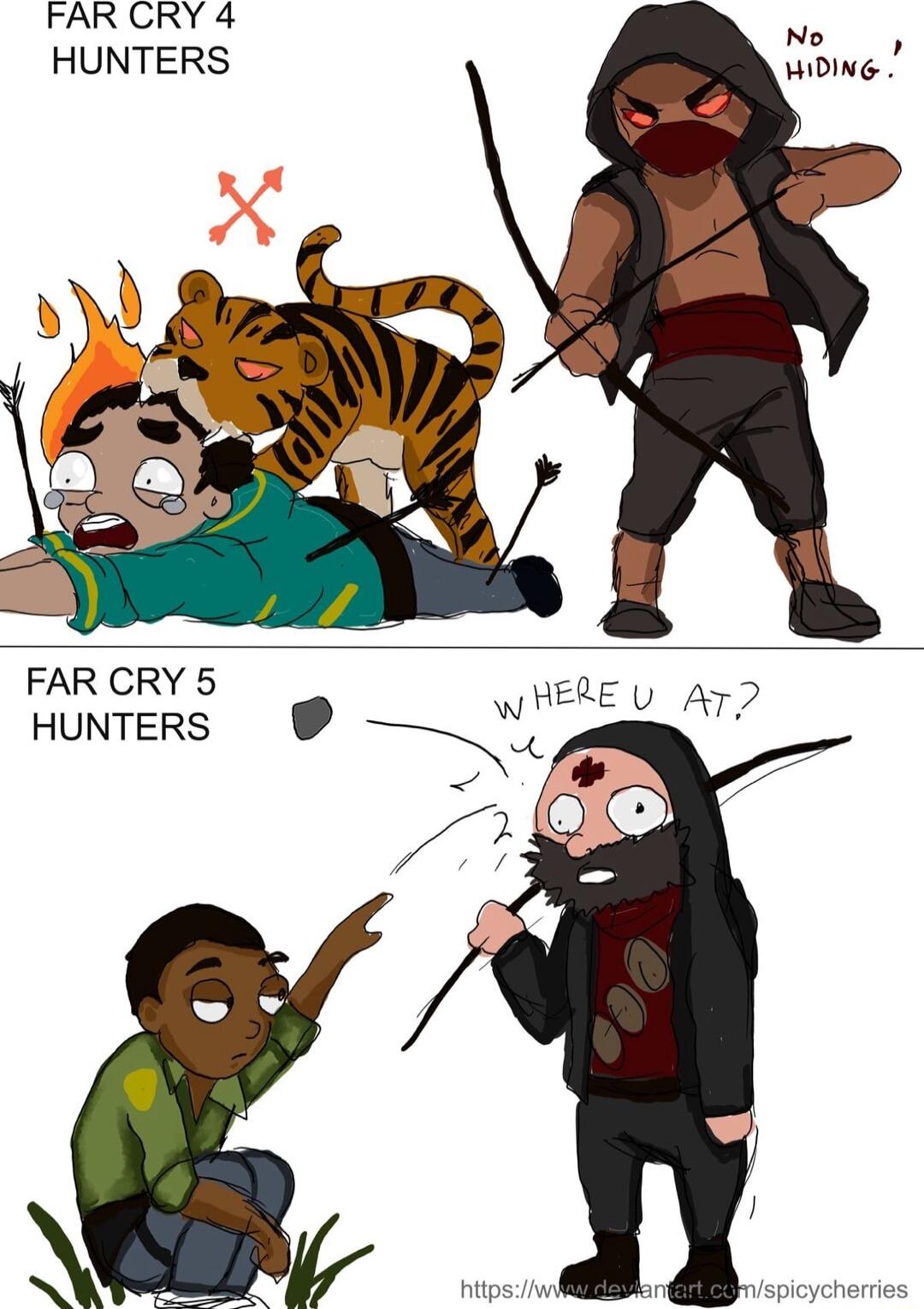 FAR CRY 4 HUNTERS FAR CRY 5 WHERE U AT HUNTERS G