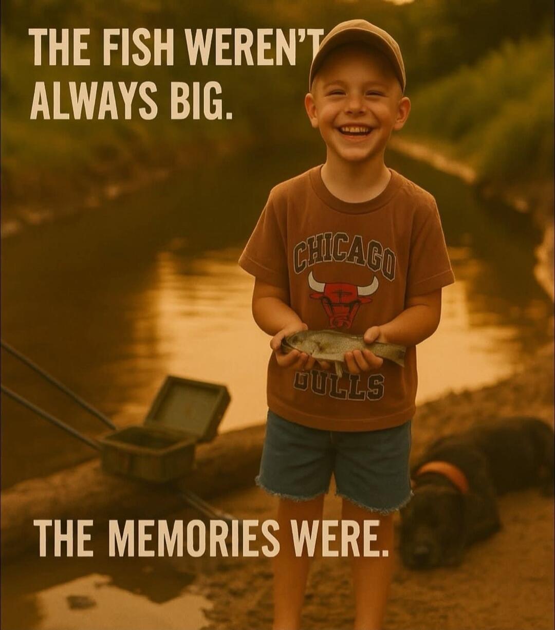 THE FISH WEREN'T ALWAYS BIG. THE MEMORIES WERE.