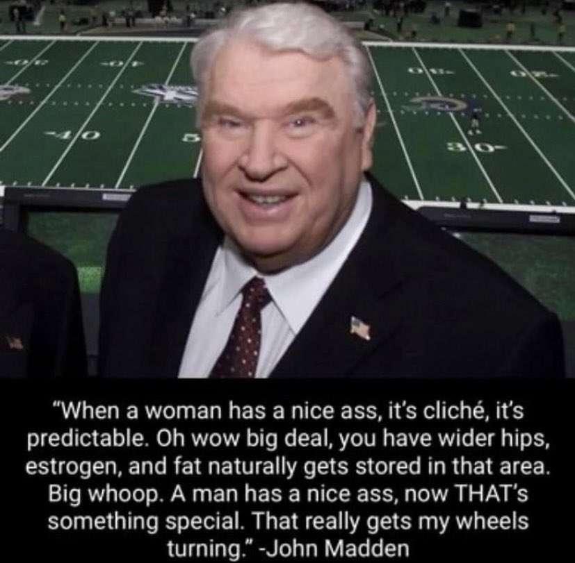 RULCHERT G EL I ERE R IR SR I TN 6 predictable Oh wow big deal you have wider hips O RE CR EETTE R S E G IR U TCEN Big whoop A man has a nice ass now THATs something special That really gets my wheels RO TG RN L R VET T