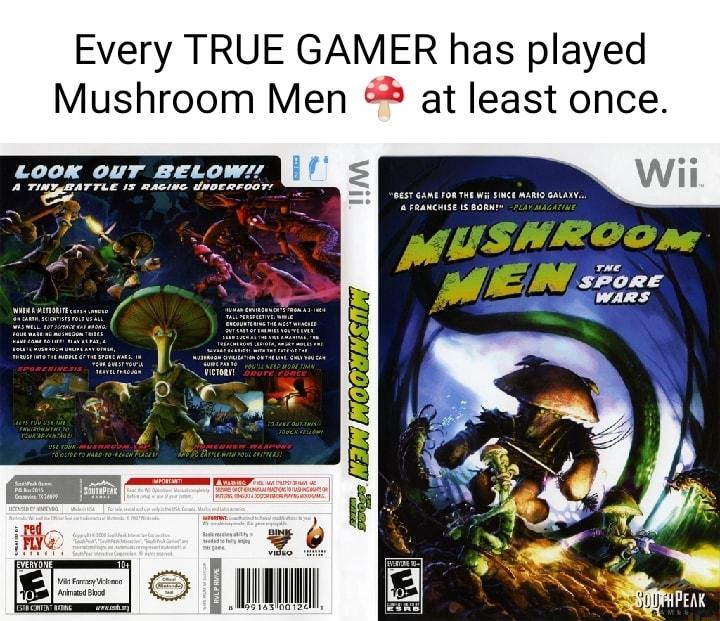 Every TRUE GAMER has played Mushroom Men at least once