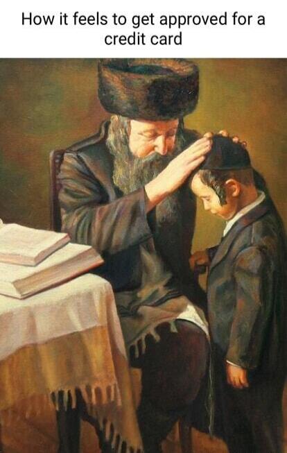 How it feels to get approved for a credit card