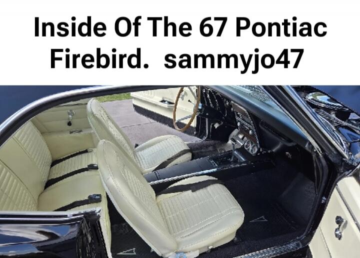Inside Of The 67 Pontiac Firebird. sammyjo47