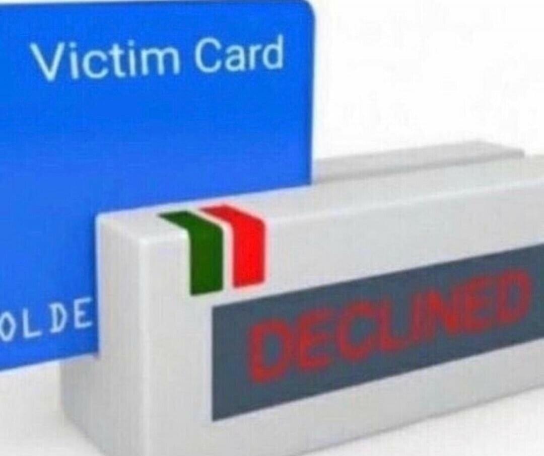 Victim Card DECLINED