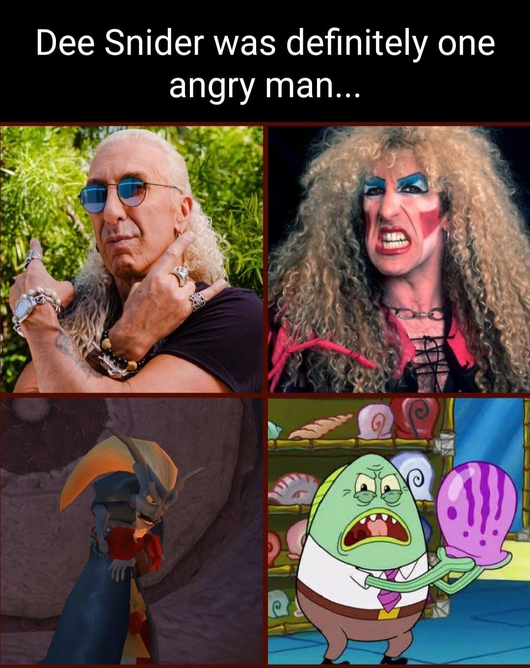 Dee Snider was definitely one angry man