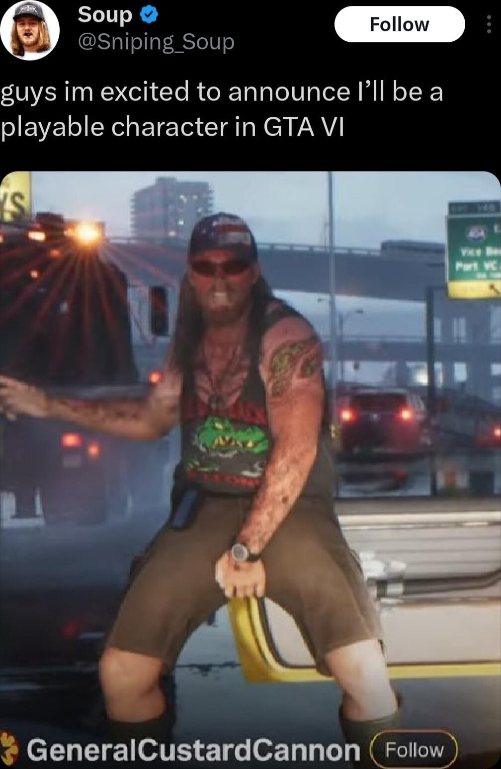 Soup guys im excited to announce Ill be a SEVE Y Bl IR earaY GeneralCustardCannon Follow