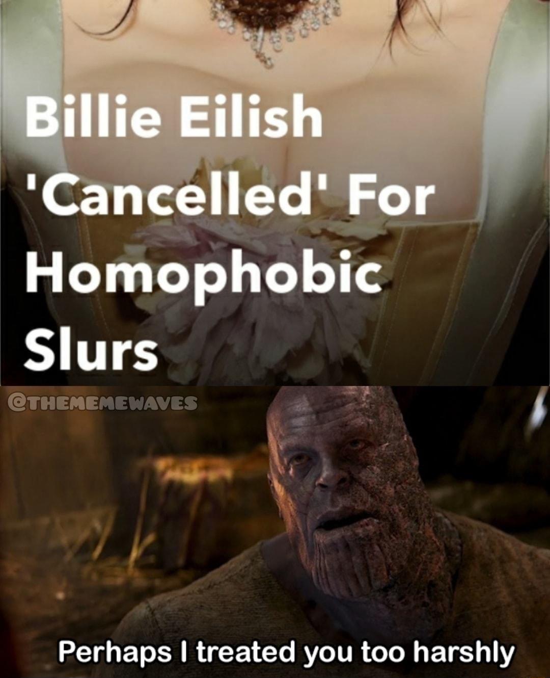 s Homophobic Slurs Perhaps treated you too harshly