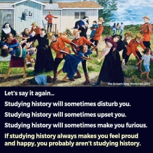 Lets say it again Studying history will sometimes disturb you Studying history will sometimes upset you Studying history will sometimes make you furious If studying history always makes you feel proud ELL L ET AT IELEL VETEL R T L T