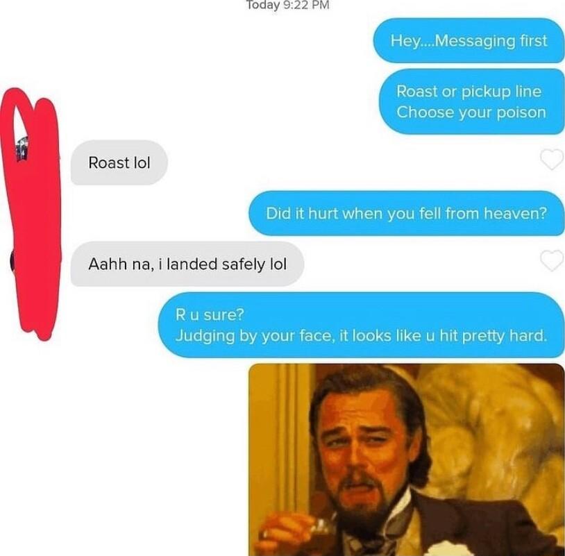 R REETS Roast lol Aahh na landed safely ol
