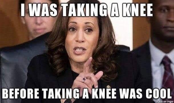 I WAS TAKING A KNEE BEFORE TAKING A KNEE WAS COOL