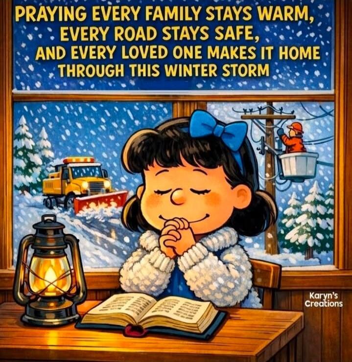 PRAYING EVERY FAMILY STAYS WARM, EVERY ROAD STAYS SAFE, AND EVERY LOVED ONE MAKES IT HOME THROUGH THIS WINTER STORM
Karyn's Creations