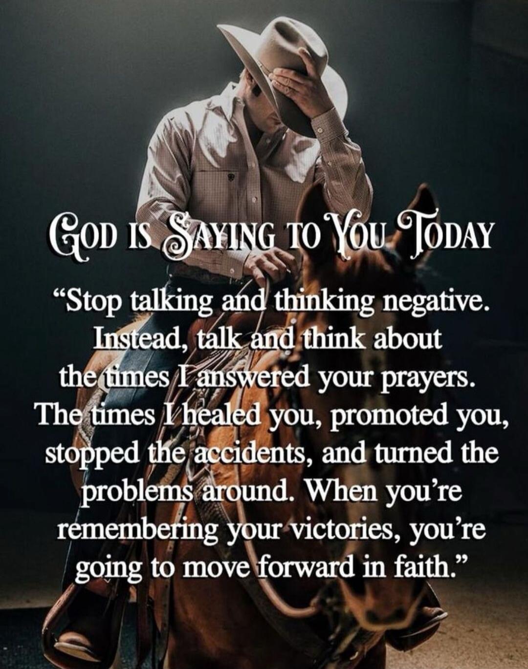 GOD IS SAYING TO YOU TODAY 