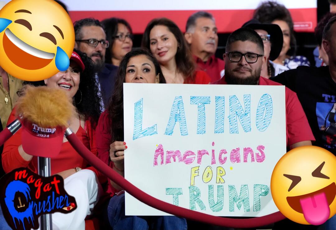 LATINO Americans FOR TRUMP. Trump 2024. MAGA Crusher.