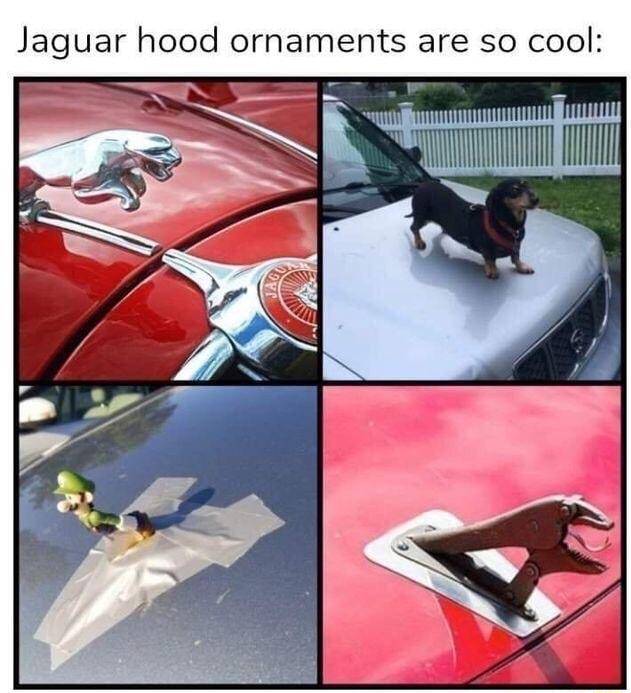 Jaguar hood ornaments are so cool