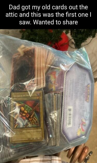 Dad got my old cards out the attic and this was the first one CEVARUERICI R GRS EI
