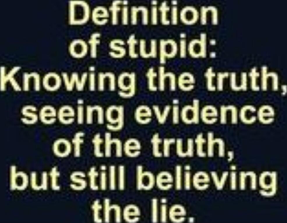 Definition I ES I K SGQIATTHTRGER T seeing evidence IR GER TGN but still believing the lie