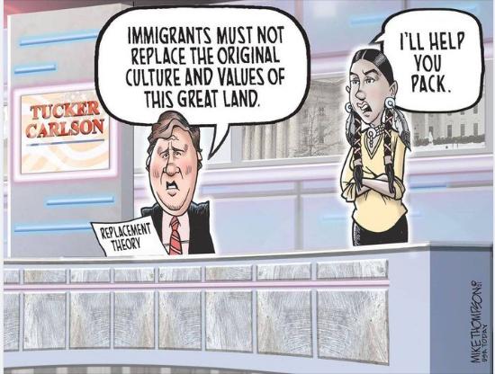 IMMIGRANTS MUST NOT REPLACE THE ORIGINAL CULTURE AND VALUES OF THIS GREAT LAND O