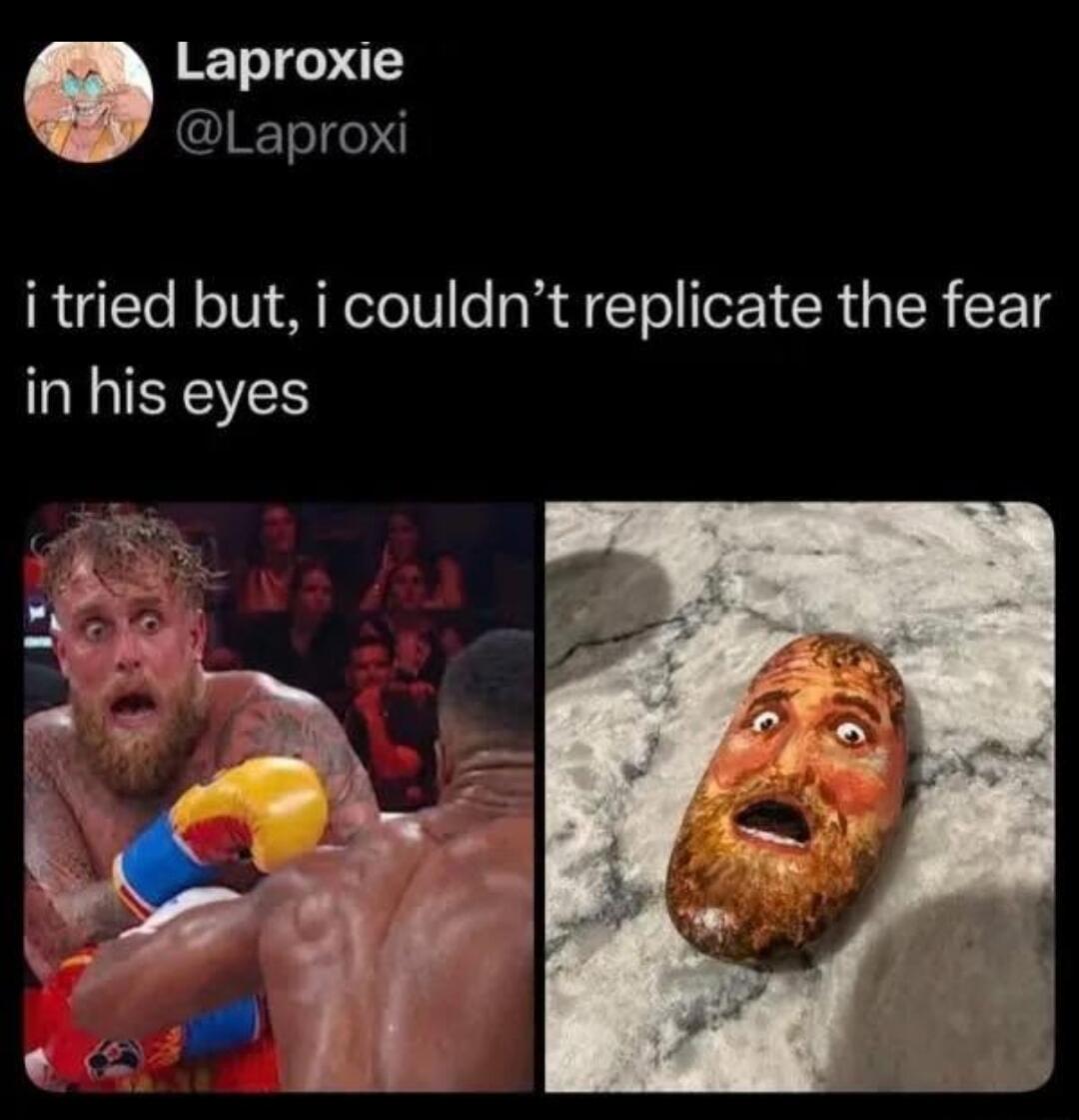 i tried but, i couldn't replicate the fear in his eyes