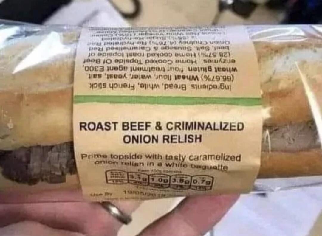 a8 ey 0 UM 5555 S YOURLY BIUM PRAIY SN 3 g m ROAST BEEF CRIMINALIZED ONION RELISH i o 2 gelda witn tasly caramolized