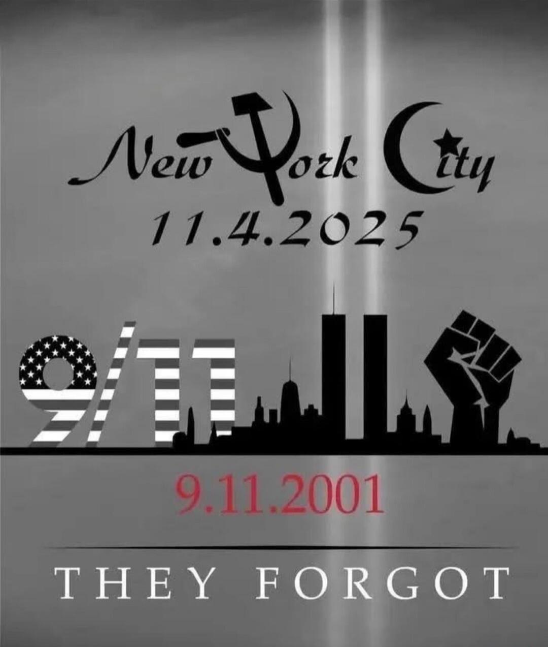 New York City 11.4.2025
9.11.2001
THEY FORGOT