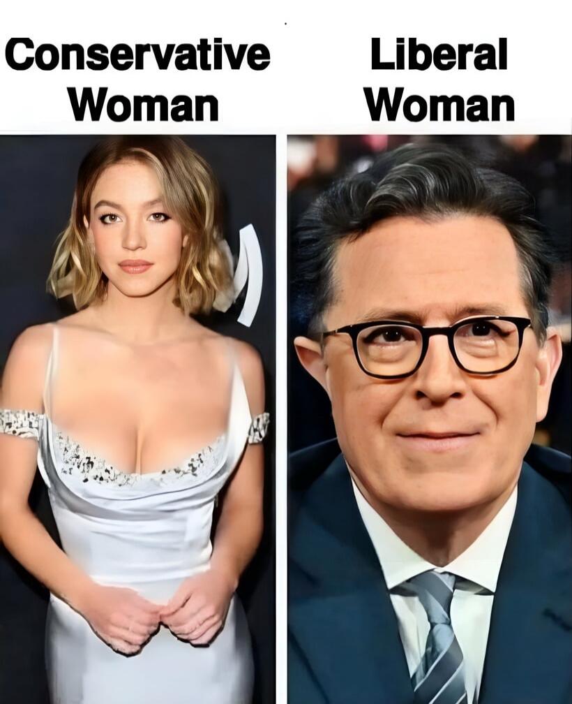 Conservative Woman Liberal Woman