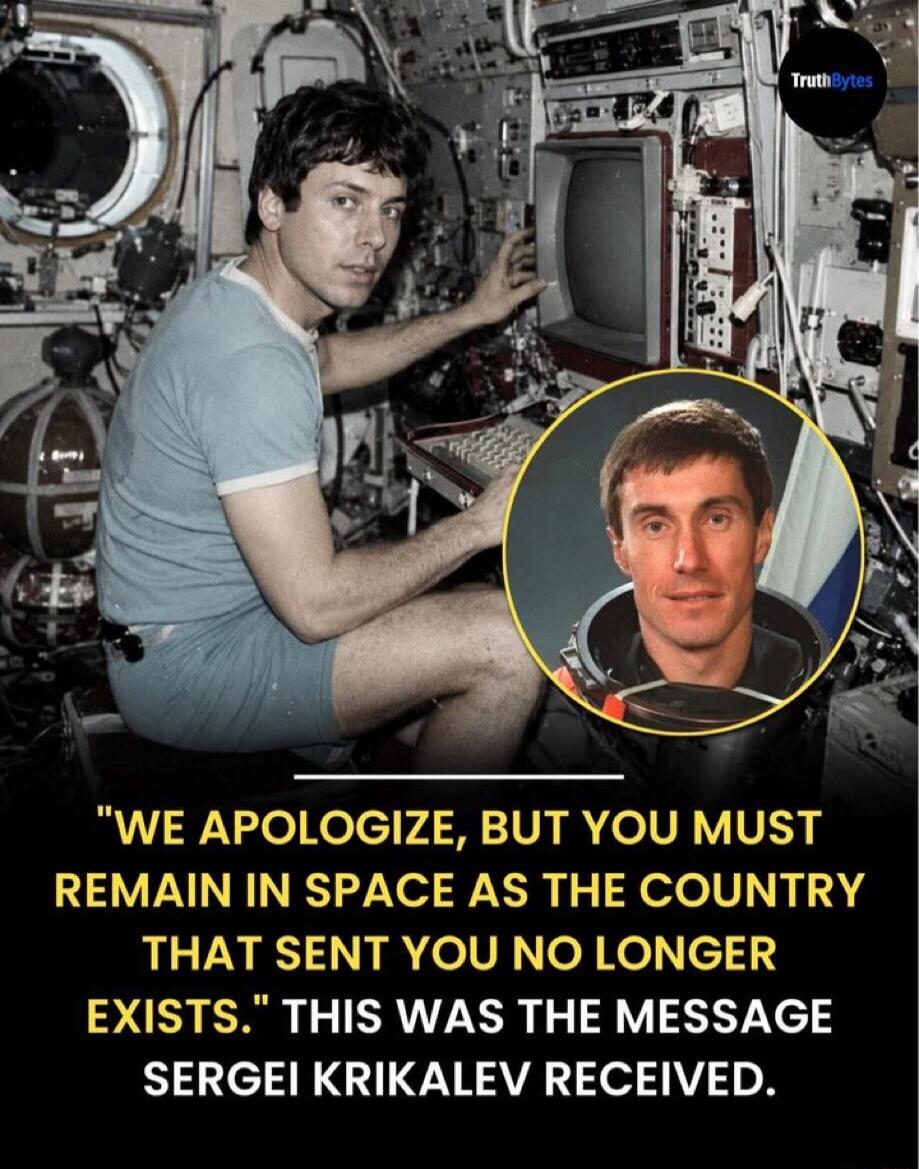 WE APOLOGIZE, BUT YOU MUST REMAIN IN SPACE AS THE COUNTRY THAT SENT YOU NO LONGER EXISTS.