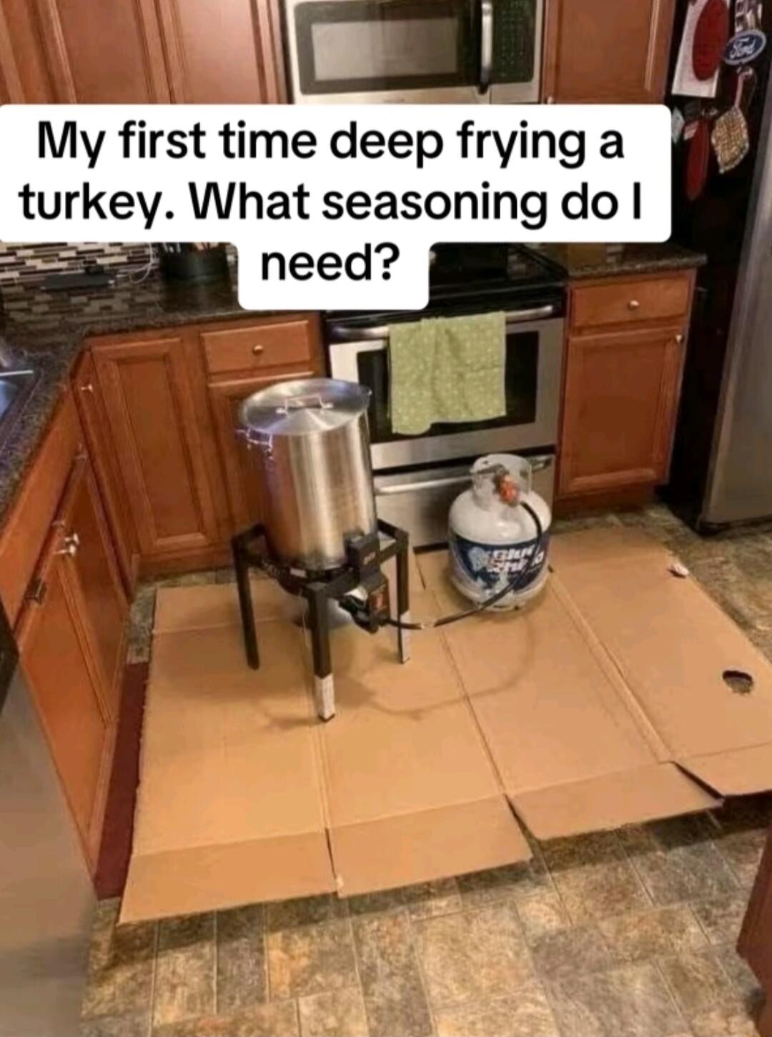 My first time deep frying a turkey What seasoning do