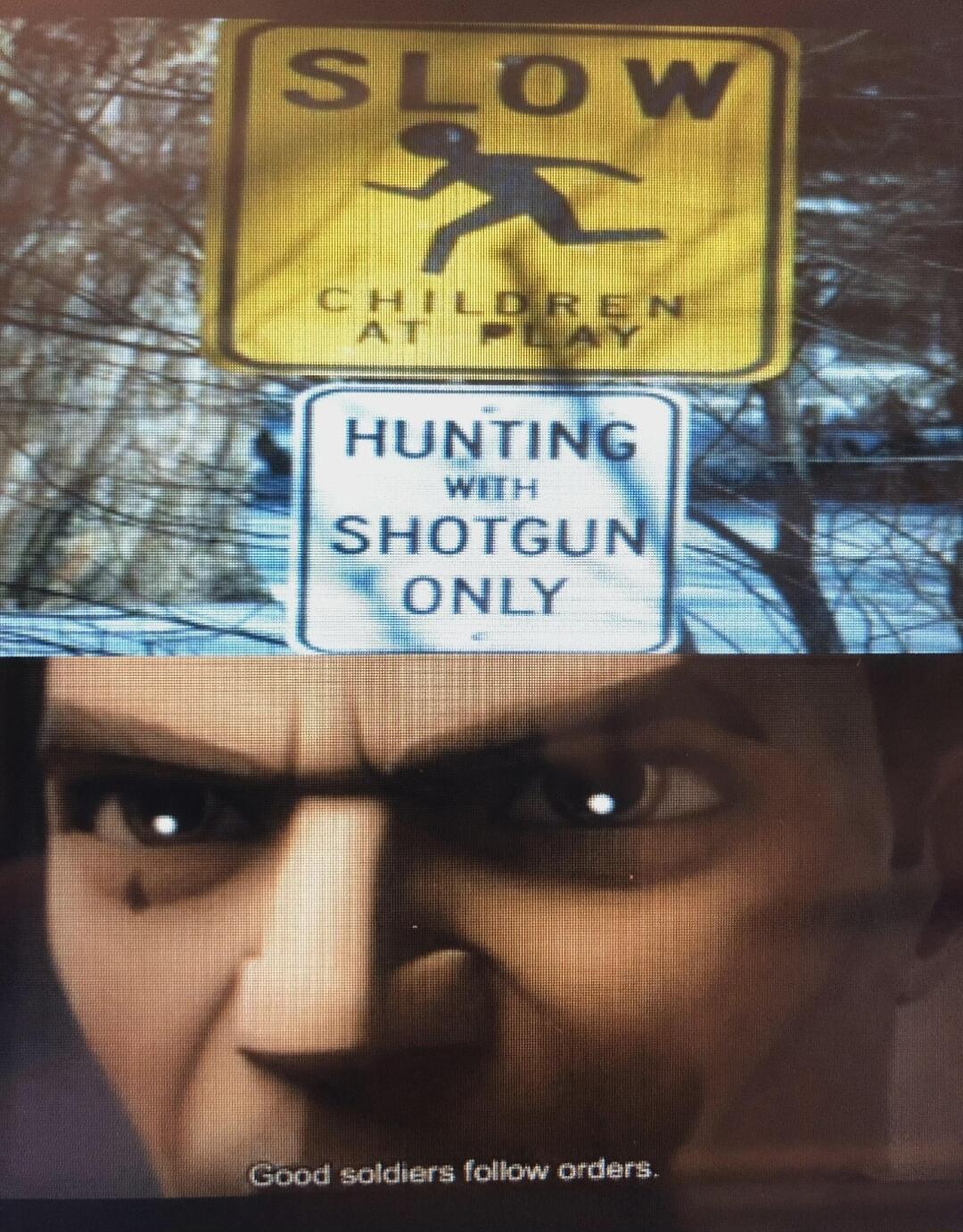 Good soldiers follow orders