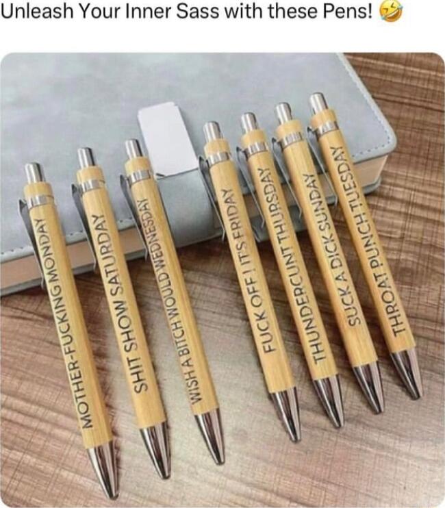 Unleash Your Inner Sass with these Pens
