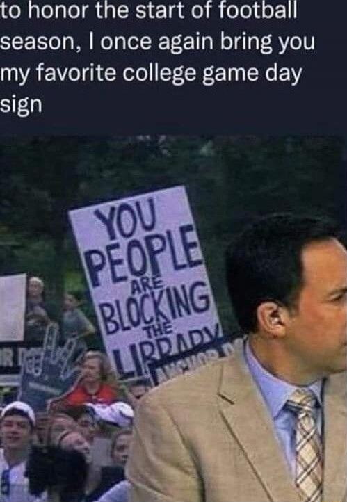 YOU PEOPLE ARE BLOCKING THE LIBRARY