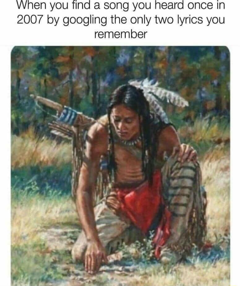 VVhen you find a song you heal 2007 by googling the only two lyrics you remember