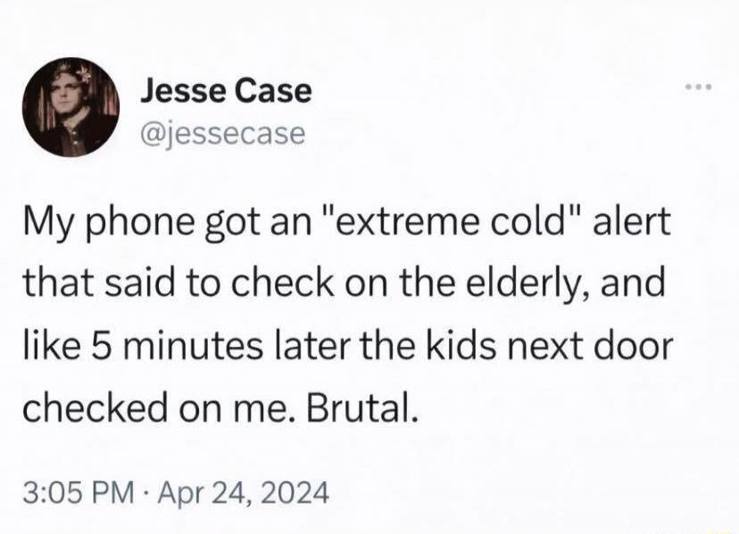 Jesse Case @jessecase My phone got an 
