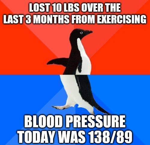 LOST10 LBS OVER THE LAST3 MONTHS FROM EXERCISING