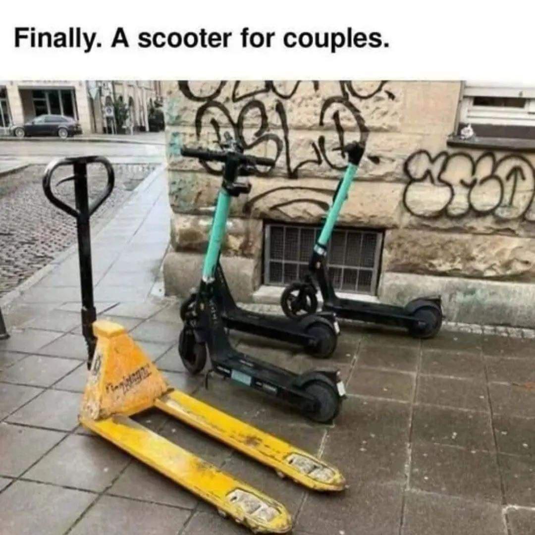 Finally A scooter for couples