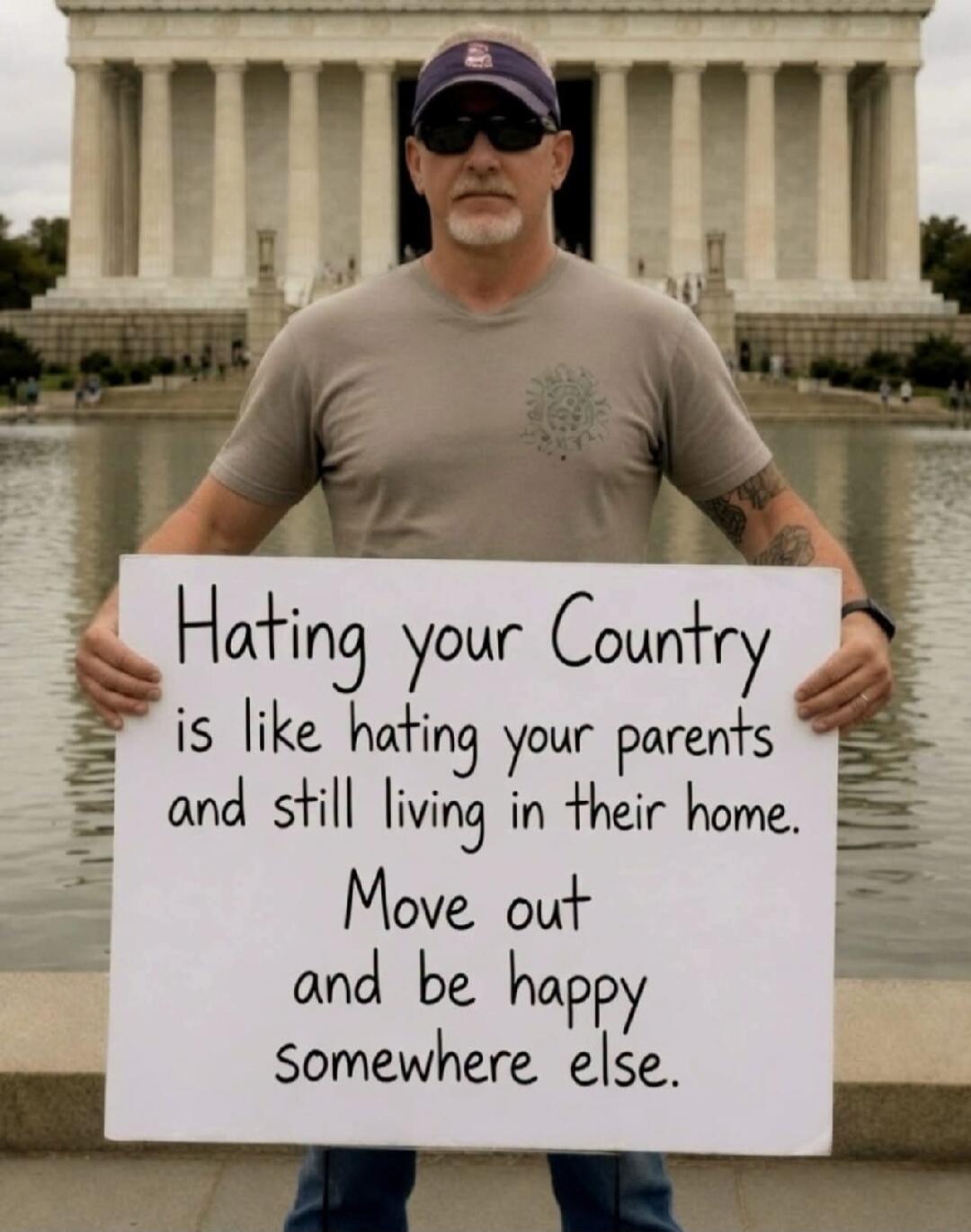 Hating your Country is like hating your parents and still living in their home. Move out and be happy somewhere else.