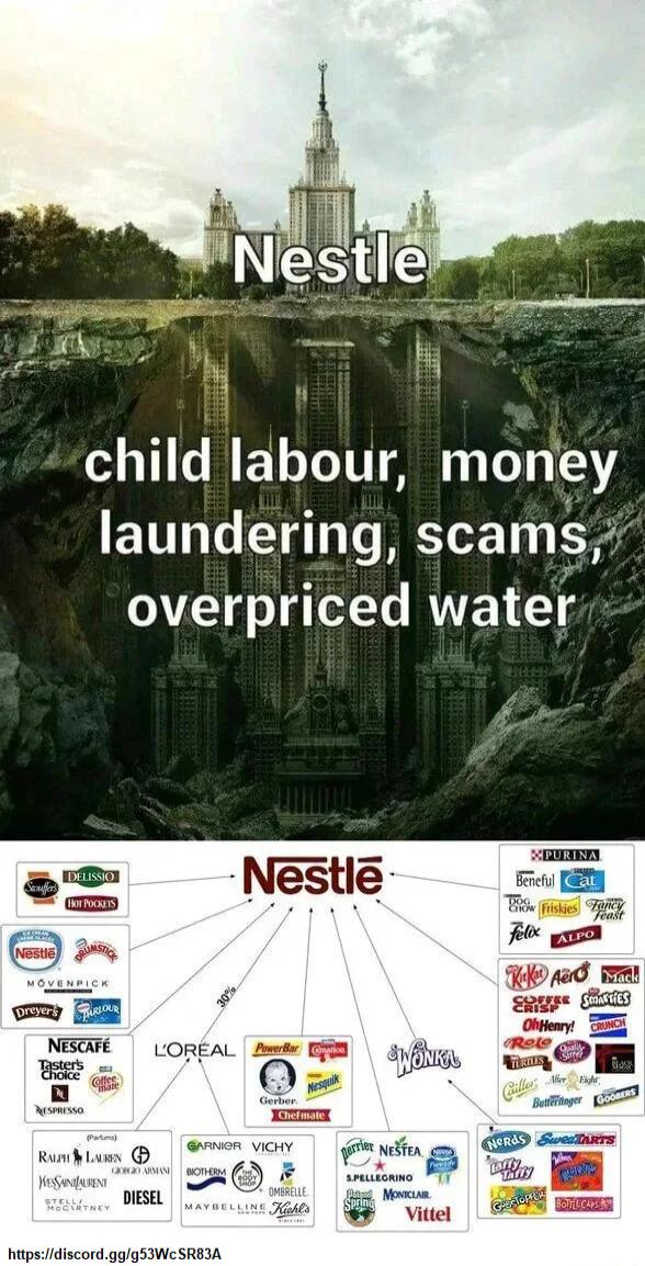 child labour money laundering scams overpriced water veseL hitpslidiscordgglgSIWCSREIA