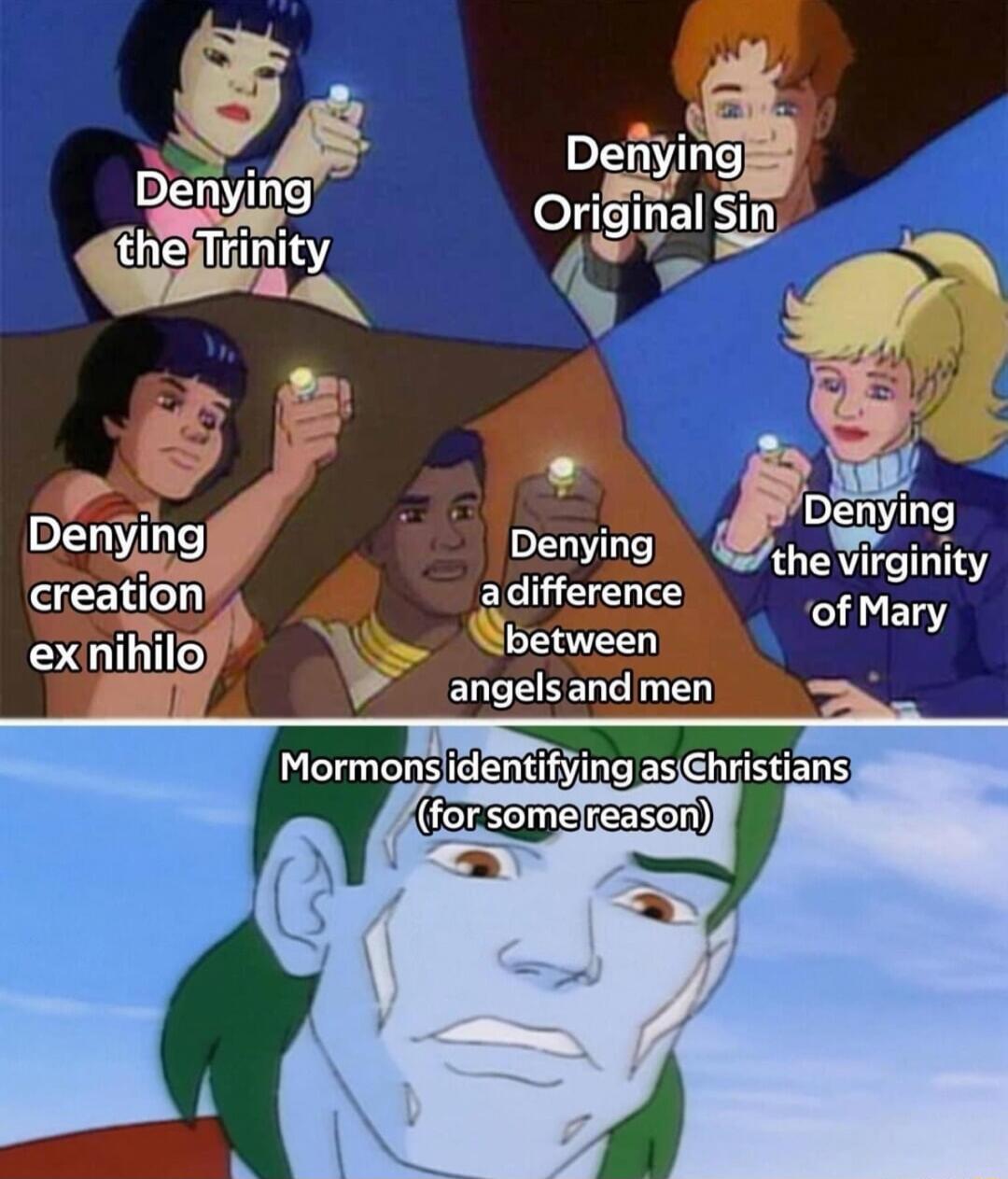 i Denying the Virginity of Mary adifference between