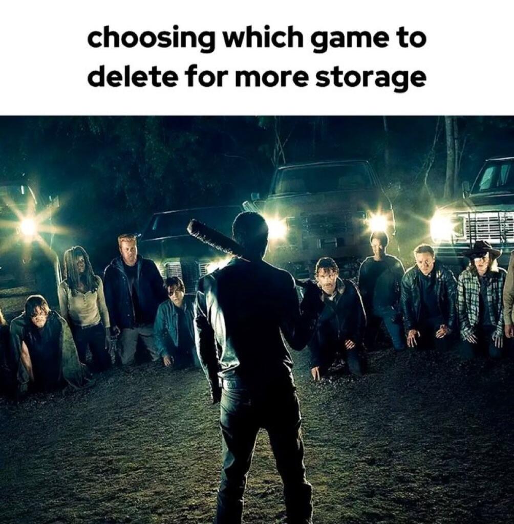 choosing which game to delete for more storage